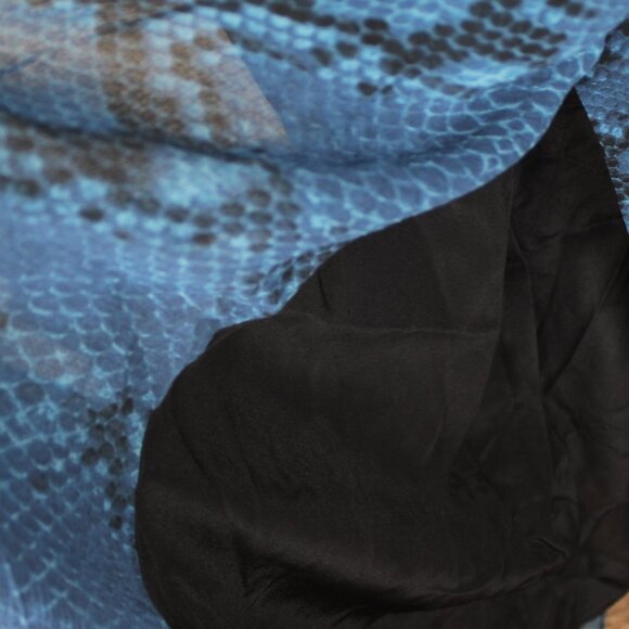 NWT Burberry Silk Snake Print Midi Dress | Elegance for Work & Parties - Picture 12 of 14